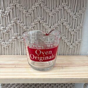 Vintage Anchor Hocking "Oven Originals" glass measuring cup